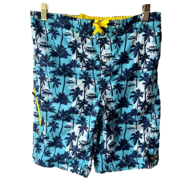 Laguna Boy Drawstring Elastic waist Board Shorts Swim trunk SIZE YOUTH XL 18/20 - Picture 1 of 5